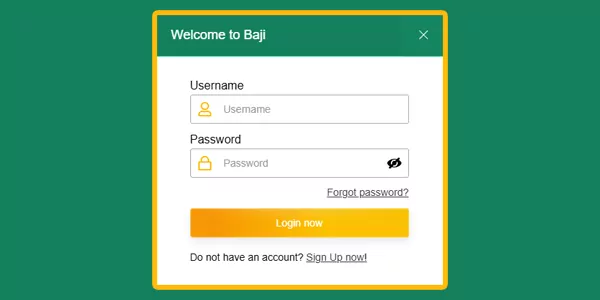 baji999 Casino slot bd login step 3