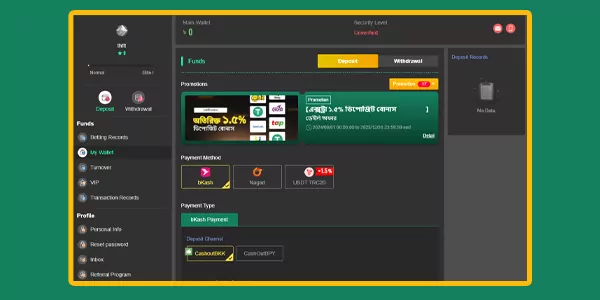 baji999 Casino slot bd login step 4