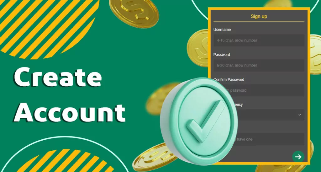 Signing up for a new Baji999 casino account