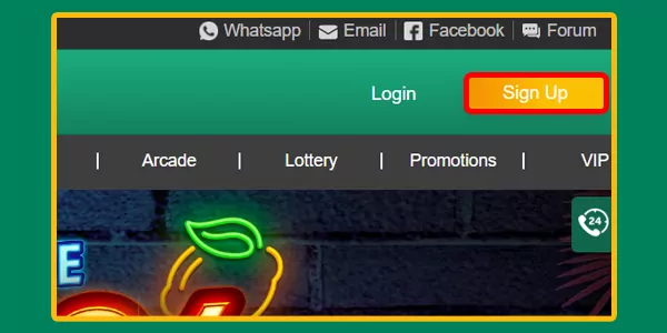 baji999 casino sign up step 2