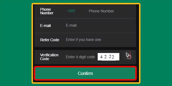 bj baji999 casino sign up step 5